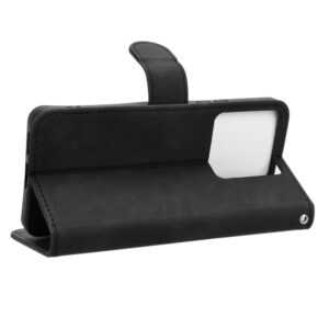 Xiaomi Redmi Note 13 Pro 5G / Poco X6 5G Θήκη Βιβλίο Μαύρο Skin Feel Magnetic Flip Phone Case Black