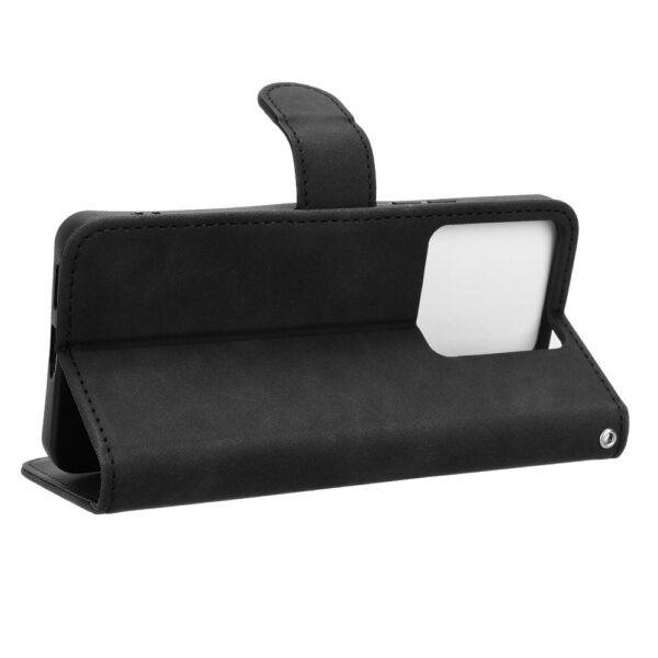 Xiaomi Redmi Note 13 Pro 5G / Poco X6 5G Θήκη Βιβλίο Μαύρο Skin Feel Magnetic Flip Phone Case Black