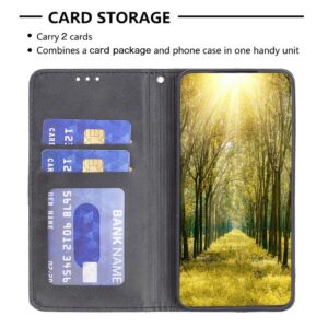 Xiaomi Redmi Note 13 Pro 5G / Poco X6 5G Θήκη Βιβλίο Μαύρο Magnetic Buckle Rhombus Texture Phone Case Black