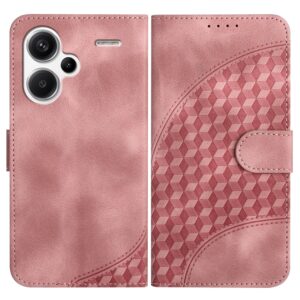 Xiaomi Redmi Note 13 Pro Plus 5G Θήκη Βιβλίο Ροζ YX0060 Elephant Head Embossed Case with Lanyard Pink