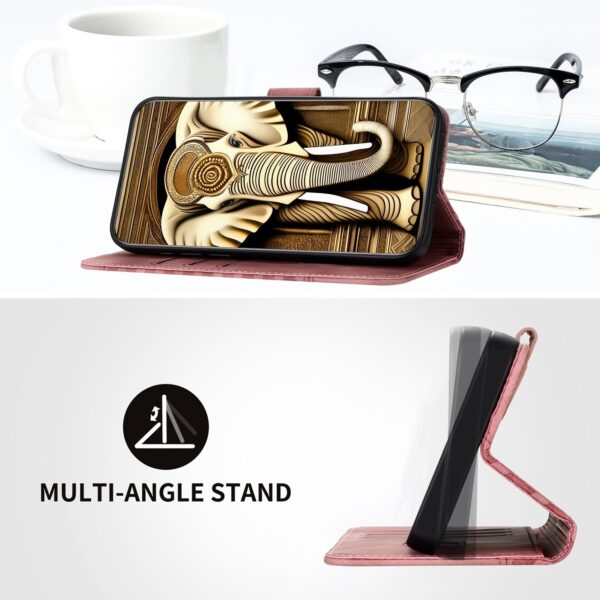 Xiaomi Redmi Note 13 Pro Plus 5G Θήκη Βιβλίο Ροζ YX0060 Elephant Head Embossed Case with Lanyard Pink