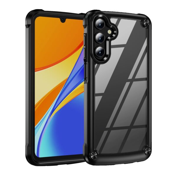 Samsung Galaxy A25 5G / A24 5G/4G Θήκη Διάφανη - Μαύρη TPU + PC Lens Protection Phone Case Black Samsung Galaxy A25 5G / A24 5G/4G Θήκη Διάφανη - Μαύρη TPU + PC Lens Protection Phone Case Black