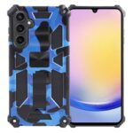 Samsung Galaxy A25 5G / A24 5G/4G Θήκη Καμουφλάζ Μπλε Camouflage Armor Shockproof Magnetic Case with Holder Army Blue