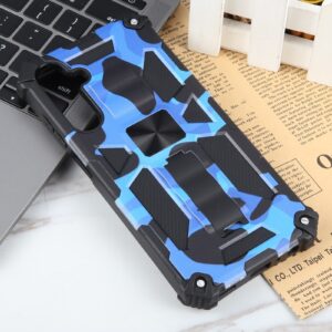Samsung Galaxy A25 5G / A24 5G/4G Θήκη Καμουφλάζ Μπλε Camouflage Armor Shockproof Magnetic Case with Holder Army Blue