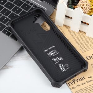 Samsung Galaxy A25 5G / A24 5G/4G Θήκη Καμουφλάζ Μπλε Camouflage Armor Shockproof Magnetic Case with Holder Army Blue