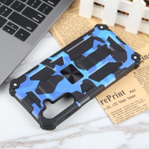 Samsung Galaxy A25 5G / A24 5G/4G Θήκη Καμουφλάζ Μπλε Camouflage Armor Shockproof Magnetic Case with Holder Army Blue