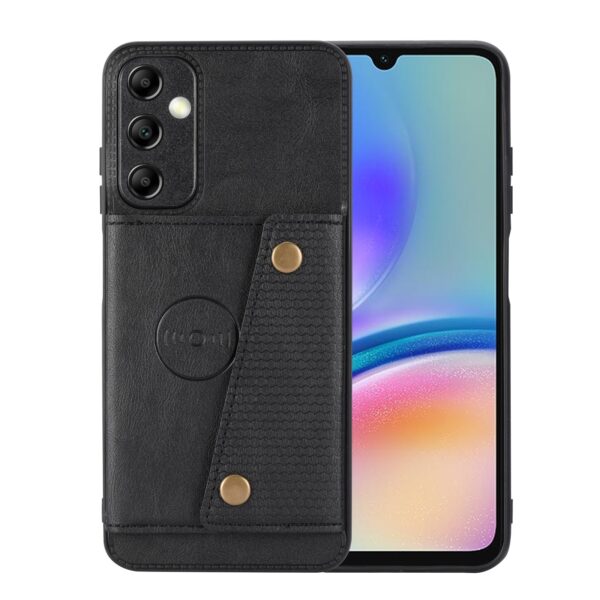 Samsung Galaxy A25 5G Θήκη Μαύρη Double Buckle Card Slots Magnetic Phone Case Black