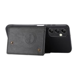 Samsung Galaxy A25 5G Θήκη Μαύρη Double Buckle Card Slots Magnetic Phone Case Black