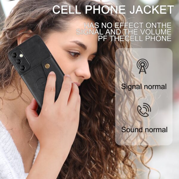 Samsung Galaxy A25 5G Θήκη Μαύρη Double Buckle Card Slots Magnetic Phone Case Black