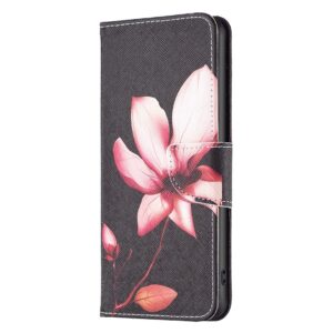 Xiaomi Redmi Note 13 Pro 5G / Poco X6 5G Θήκη Βιβλίο Colored Drawing Pattern Phone Case Lotus