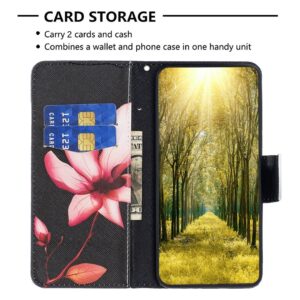 Xiaomi Redmi Note 13 Pro 5G / Poco X6 5G Θήκη Βιβλίο Colored Drawing Pattern Phone Case Lotus