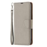 Xiaomi Redmi Note 13 Pro 5G / Poco X6 5G Θήκη Βιβλίο Γκρι Litchi Texture Pure Color Phone Case Grey