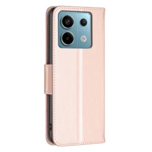 Xiaomi Redmi Note 13 Pro 5G / Poco X6 5G Θήκη Βιβλίο Ροζ - Χρυσό Two Butterflies Embossing Phone Case Rose - Gold