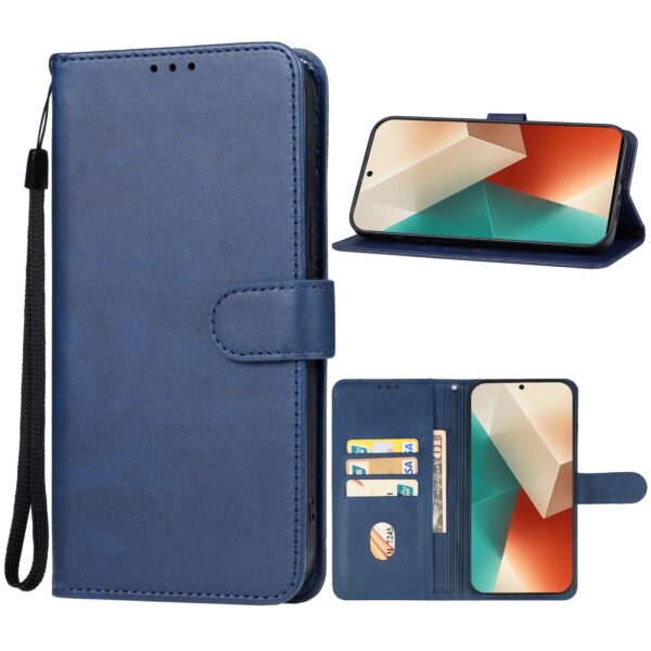 Xiaomi Redmi Note 13 5G Θήκη Βιβλίο Μπλε Phone Case Blue