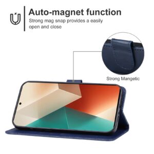 Xiaomi Redmi Note 13 5G Θήκη Βιβλίο Μπλε Phone Case Blue