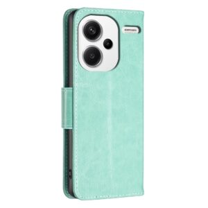 Xiaomi Redmi Note 13 Pro Plus 5G Θήκη Βιβλίο Πρασινο Two Butterflies Embossing Phone Case Green