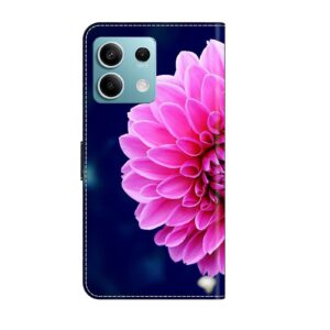 Xiaomi Redmi Note 13 5G Θήκη Βιβλίο Global Crystal 3D Shockproof Protective Phone Case Pink Petals