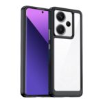 Xiaomi Redmi Note 13 Pro Plus 5G Θήκη Διάφανη - Μαύρη Colorful Series Acrylic + TPU Phone Case Black