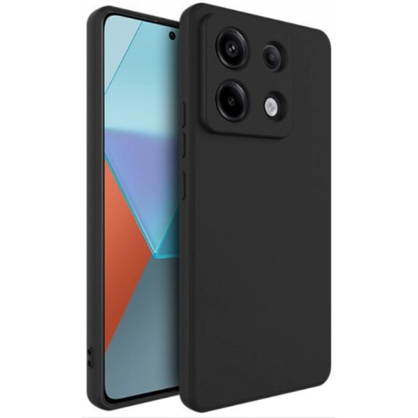 Xiaomi Redmi Note 13 5G Θήκη Σιλικόνης Μαύρη TPU Phone Case Black