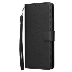 Xiaomi Redmi Note 13 5G Θήκη Βιβλίο Μαύρο Multifunctional Horizontal Flip Case with Three Card Slot Black