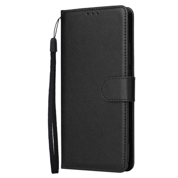 Xiaomi Redmi Note 13 5G Θήκη Βιβλίο Μαύρο Multifunctional Horizontal Flip Case with Three Card Slot Black