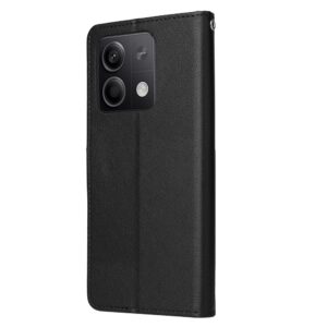 Xiaomi Redmi Note 13 5G Θήκη Βιβλίο Μαύρο Multifunctional Horizontal Flip Case with Three Card Slot Black