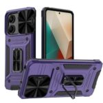 Forcell Xiaomi Redmi Note 13 5G Camshield Robot Θήκη Σκληρή - Purple