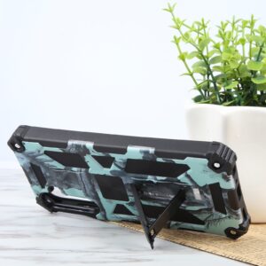 Samsung Galaxy A25 5G / A24 5G/4G Θήκη Καμουφλάζ Βεραμ΄άν Camouflage Armor Shockproof Magnetic Case with Holder Army Mint