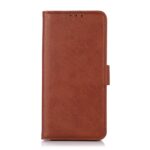 Xiaomi Redmi Note 13 Pro 5G / Poco X6 5G Θήκη Βιβλίο Καφέ Cow Texture Phone Case Brown