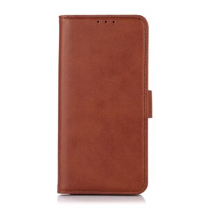 Xiaomi Redmi Note 13 Pro 5G / Poco X6 5G Θήκη Βιβλίο Καφέ Cow Texture Phone Case Brown