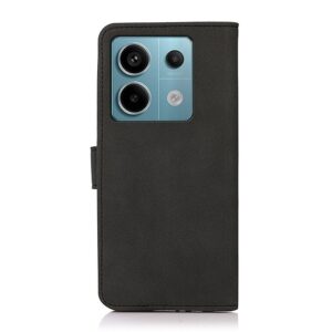 Xiaomi Redmi Note 13 Pro 5G / Poco X6 5G Θήκη Βιβλίo Μαύρο KHAZNEH Retro Texture Flip Phone Case Black