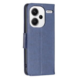 Xiaomi Redmi Note 13 Pro Plus 5G Θήκη Βιβλίο Μπλε Two Butterflies Embossing Phone Case Blue
