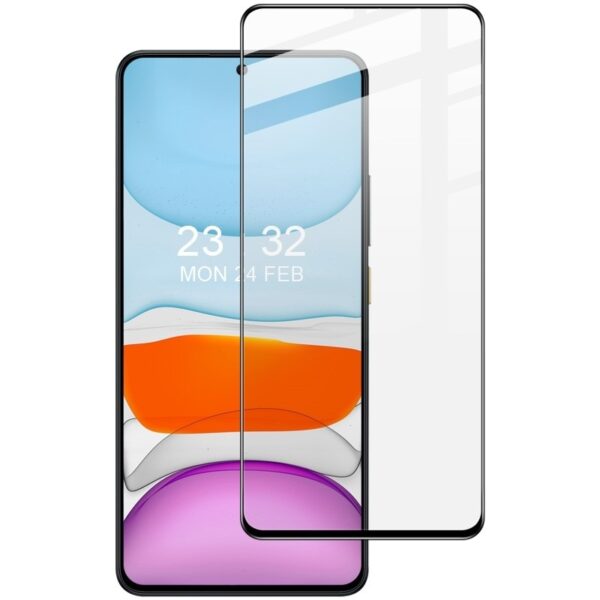 Xiaomi Poco X6 Pro 5G Προστατευτικό Τζαμάκι Μαύρο Imak 9H Surface Hardness Full Screen Tempered Glass Film Pro+ Series Xiaomi Poco X6 Pro 5G Προστατευτικό Τζαμάκι Μαύρο Imak 9H Surface Hardness Full Screen Tempered Glass Film Pro+ Series