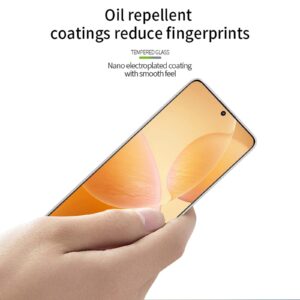 Xiaomi Poco X6 5G Προστατευτικό Τζαμάκι Μαύρο PINWUYO 9H 3D Curved Full Screen Explosion-proof Tempered Glass Film Black
