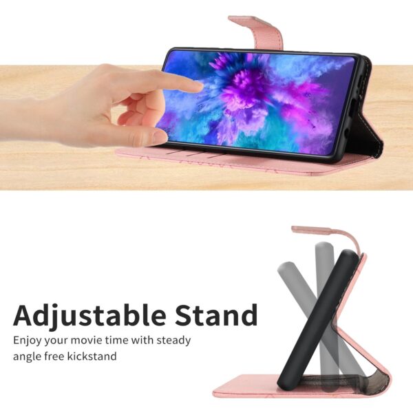 TCL 40 SE Θήκη Βιβλίο Ροζ Rhombic Grid Texture Phone Case Pink