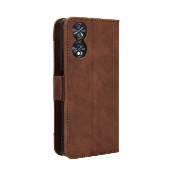 TCL 40 NXTpaper 4G Θήκη Βιβλίο Καφέ Skin Feel Calf Texture Card Slots Phone Case Brown