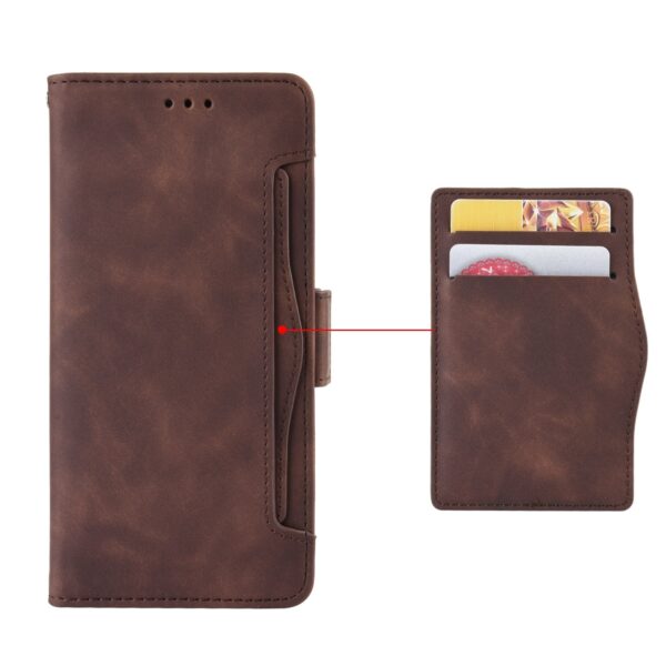 TCL 40 NXTpaper 4G Θήκη Βιβλίο Καφέ Skin Feel Calf Texture Card Slots Phone Case Brown