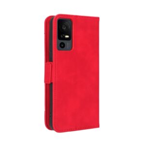 TCL 40 NXTpaper 5G Θήκη Βιβλίο Κόκκινο Skin Feel Calf Texture Card Slots Phone Case Red