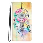 TCL 40 SE Θήκη Βιβλίο Colored Drawing Pattern Phone Case Dream Catcher