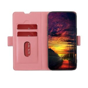 TCL 40 R 5G Θήκη Βιβλίο Ροζ Twill Texture Side Buckle Phone Case Pink