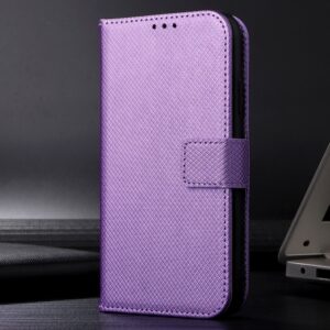 TCL 40 NXTpaper 5G Θήκη Βιβλίο Μωβ Diamond Texture Phone Case Purple
