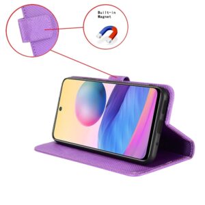 TCL 40 NXTpaper 5G Θήκη Βιβλίο Μωβ Diamond Texture Phone Case Purple