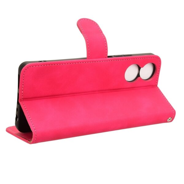 TCL 40 SE Θήκη Βιβλίο Φούξια Rhombic Grid Texture Phone Case Rose Red