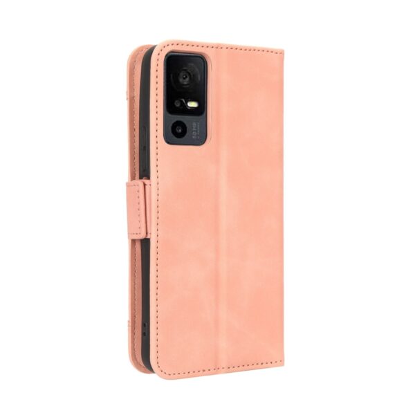 TCL 40 NXTpaper 5G Θήκη Βιβλίο Ροζ Skin Feel Calf Texture Card Slots Phone Case Pink