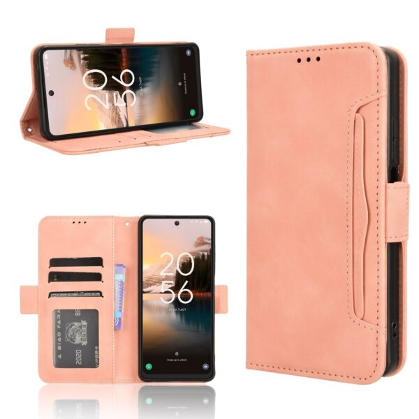 TCL 40 NXTpaper 4G Θήκη Βιβλίο Ροζ Skin Feel Calf Texture Card Slots Phone Case Pink