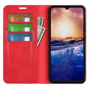 TCL 40 R 5G Θήκη Βιβλίο Κόκκινο Retro-skin Magnetic Suction Phone Case Red