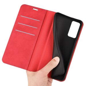 TCL 40 R 5G Θήκη Βιβλίο Κόκκινο Retro-skin Magnetic Suction Phone Case Red