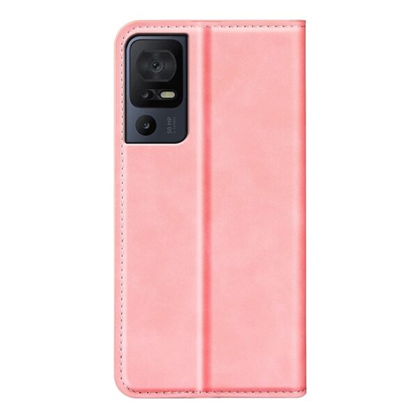 TCL 40 SE Θήκη Βιβλίο Ροζ Retro-skin Magnetic Suction Phone Case Pink