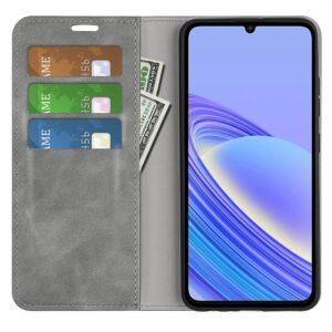 TCL 40 SE Θήκη Βιβλίο Γκρι Retro-skin Magnetic Suction Phone Case Grey