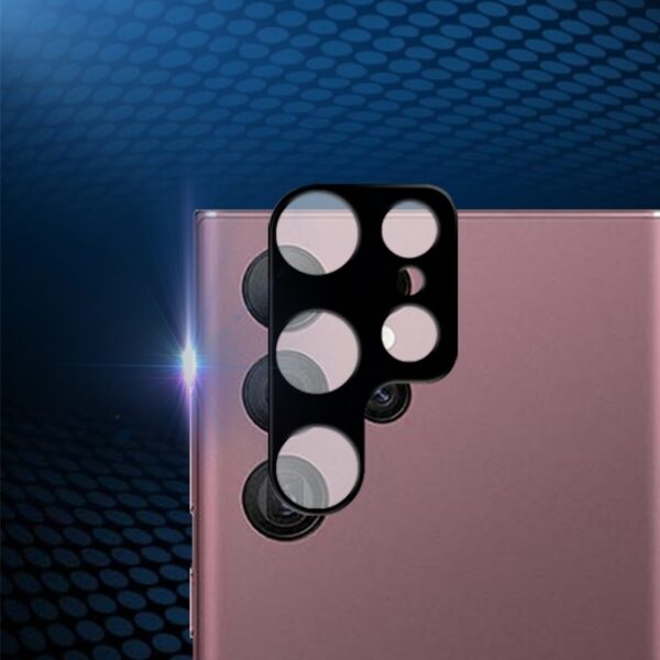 Samsung Galaxy S24 Ultra 5G Mocolo Tempered Glass Camera Black Frame Lens Αντιχαρακτικό Τζάμι Προστασίας Πίσω Κάμερας